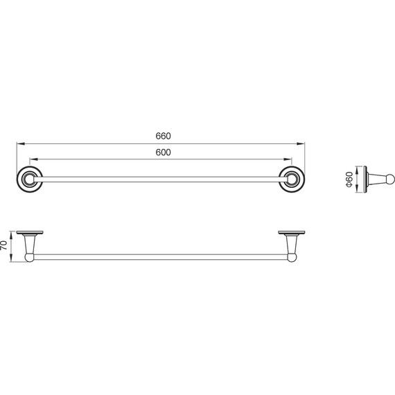 Полотенцедержатель Timo Nelson 150053/00 - фото 2