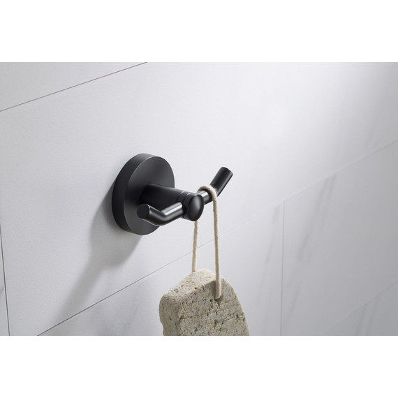 Двойной крючок Timo Saona 13012/03, цвет чёрный - фото 2