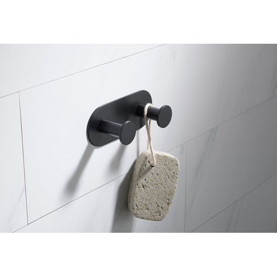 Двойной крючок Timo Saona 13014/03, цвет чёрный - фото 2