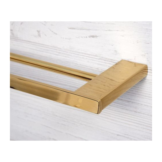 Полотенцедержатель WasserKraft Sauer K-7940, цвет золото - фото 2