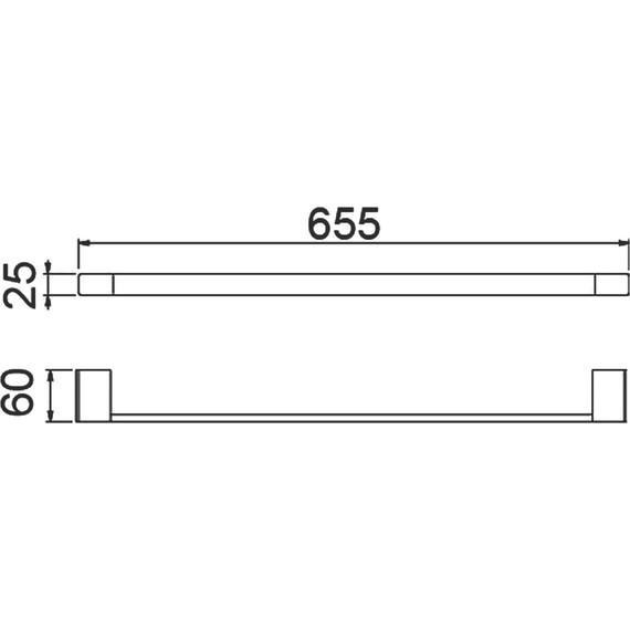 Полотенцедержатель Timo Selene 14053/03, цвет чёрный - фото 3