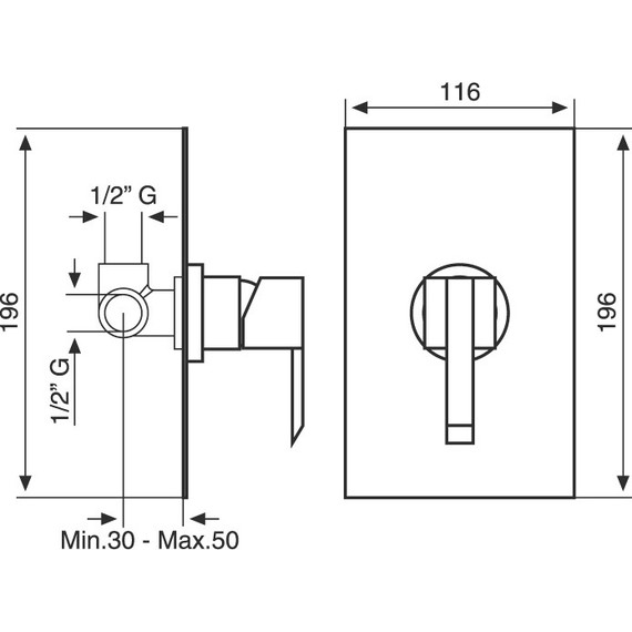 Смеситель для душа Emmevi Sicily CR38009 - фото 2