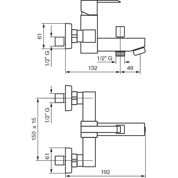 Смеситель для ванны Emmevi Sicily CR38001 - фото 2