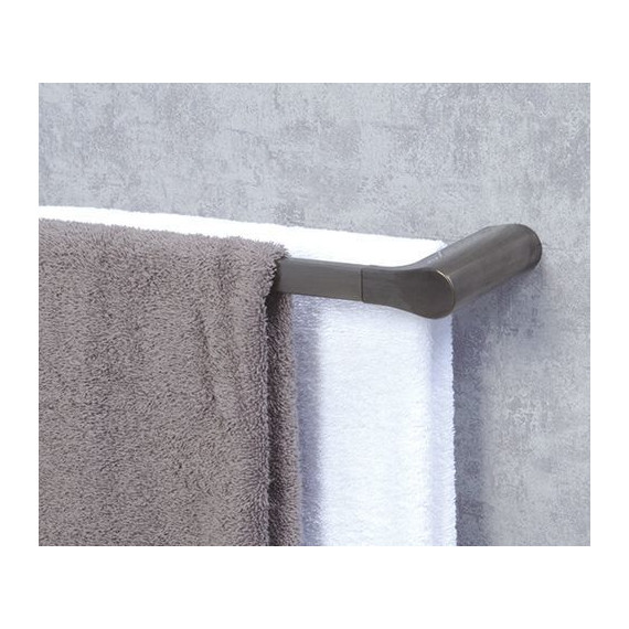 Полотенцедержатель WasserKraft Wiese K-8940, цвет оружейная сталь - фото 2