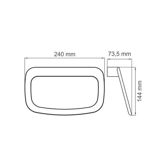Кольцо для полотенец WasserKraft Wiese K-8960, цвет оружейная сталь - фото 4