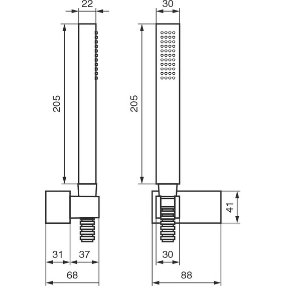 Душевой гарнитур Emmevi CR131 - фото 2