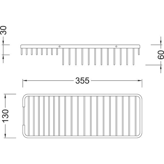 Полочка Timo Nelson 160079/02, цвет антик - фото 2
