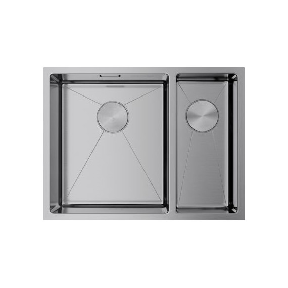 Кухонная мойка Omoikiri Taki 58-2-U/IF IN-L (4993768) 1,2 мм, нержавеющая сталь, Цвет производителя: нержавеющая сталь - фото 