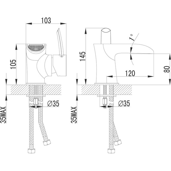 Смеситель для раковины Lemark Atlantiss LM3246C - фото 7