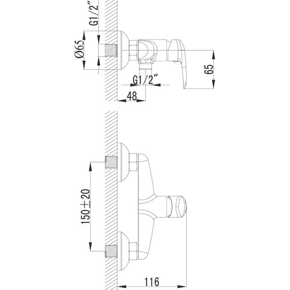 Набор для гигиенического душа Lemark Pramen LM3318C - фото 3