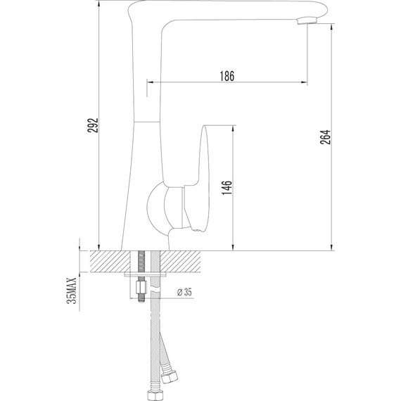 Смеситель для кухни Lemark Status LM4405C - фото, картинка 5 Смеситель для кухни Lemark Status LM4405C - фото 5
