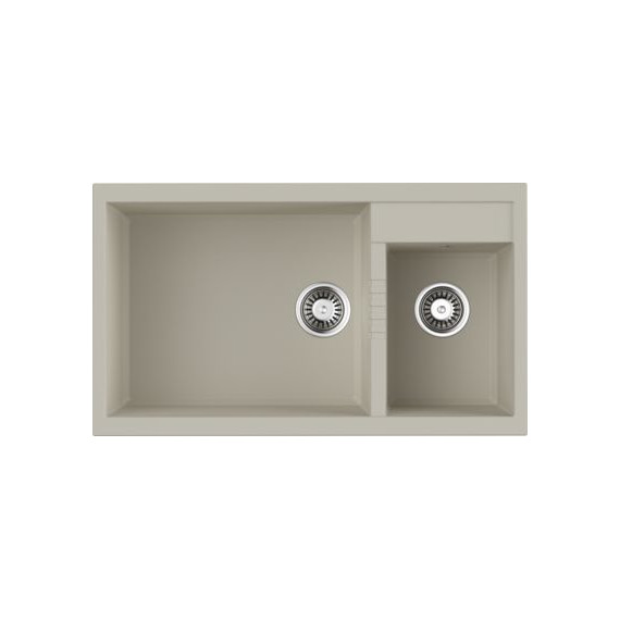 Кухонная мойка Omoikiri Tedori 86-2-LB EV 4993938, эверест, Цвет производителя: эверест - фото 