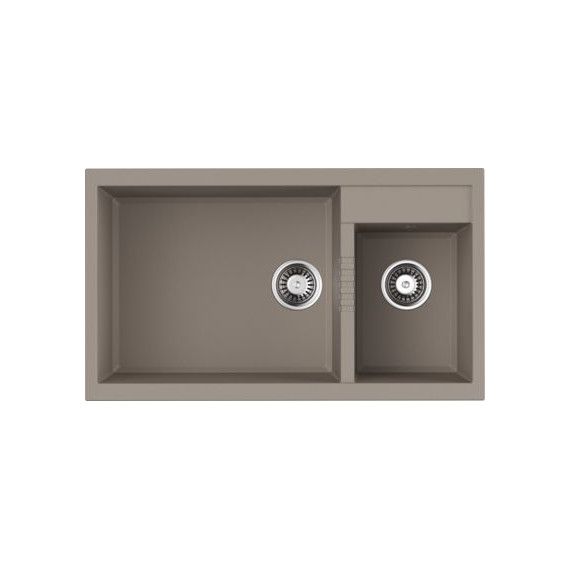 Кухонная мойка Omoikiri Tedori 86-2-LB SA 4993934, бежевый, Цвет производителя: бежевый - фото 