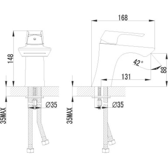 Смеситель для раковины Lemark Unit LM4546C - фото, картинка 10 Смеситель для раковины Lemark Unit LM4546C - фото 10