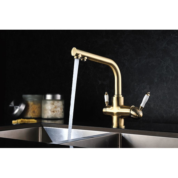 Смеситель для кухни Lemark Villa LM4861B, бронза - фото 5
