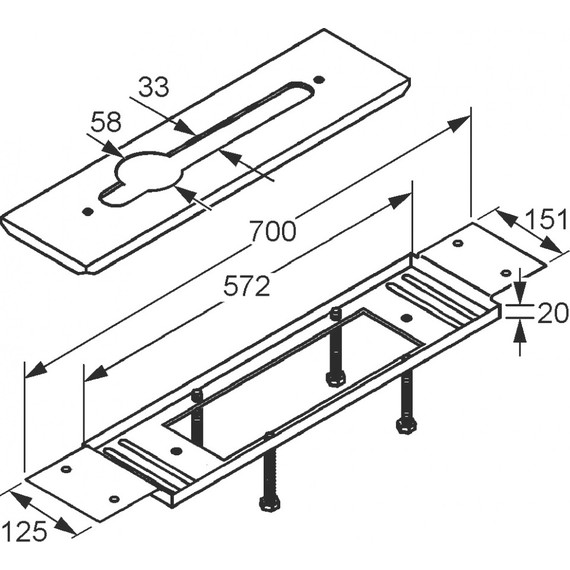 Скрытая часть Kludi 7614946-00 - фото 2