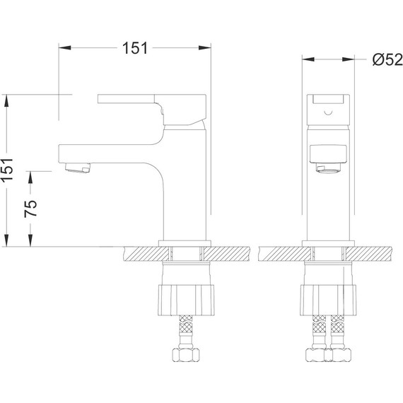 Смеситель для раковины Lemark Aura LM0606C - фото 3