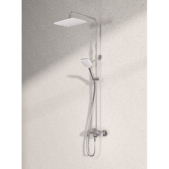 Душевая стойка с термостатом Kludi Cockpit Explorer 8005005-00 - фото, картинка 2 Душевая стойка с термостатом Kludi Cockpit Explorer 8005005-00 - фото 2