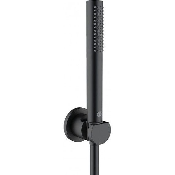 Душевой гарнитур Kludi Nova Fonte Puristic 1S 2085039-15, черный - фото 