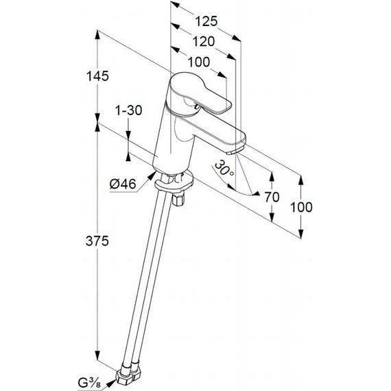 Смеситель для раковины Kludi Pure&Easy 370280565 - фото, картинка 4 Смеситель для раковины Kludi Pure&Easy 370280565 - фото 4