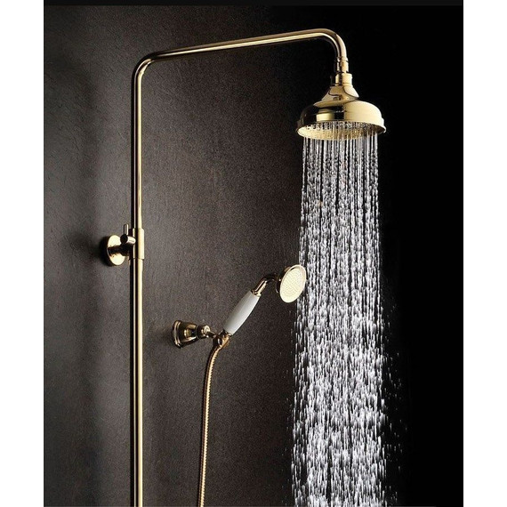 Душевая стойка Lemark Vintage LM2860B, бронза - фото, картинка 3 Душевая стойка Lemark Vintage LM2860B, бронза - фото 3