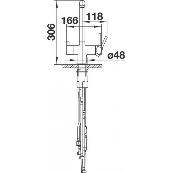 Смеситель для кухни Blanco Fontas-S II 526158, чёрный - фото 5
