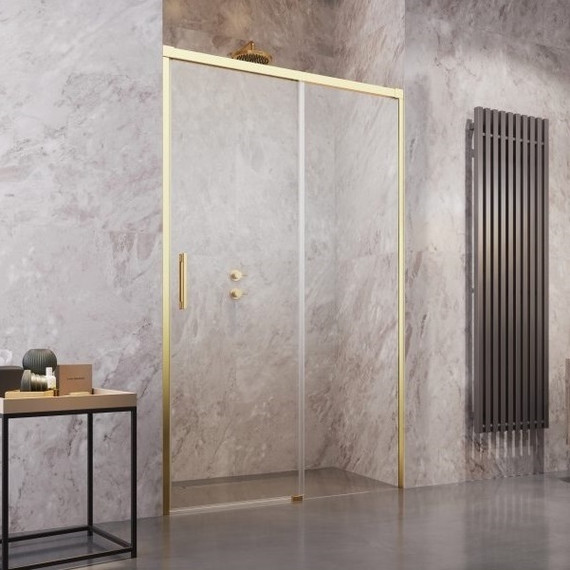 Душевая дверь Radaway Idea Gold DWJ 100 см 387014-09-01R, золото/прозрачное - фото 