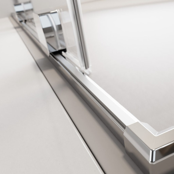 Душевое ограждение Radaway Furo KDJ 100х80 см L (стекло 8 мм), хром/прозрачное - фото 2