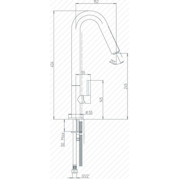 Смеситель для кухни Paini Cox 78CR572USLMKM - фото 4