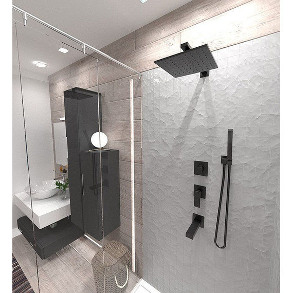 Излив для ванны Paini Dax-R 84PZ430R, черный - фото 3