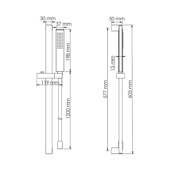 Душевой гарнитур WasserKraft A143 - фото 6