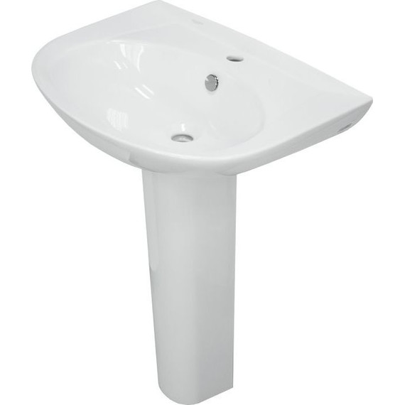 Умывальник Sanita Luxe Classic Luxe 65 см WB.PD/Classic/65-C/WHT.G/S1 - фото, картинка 3 Умывальник Sanita Luxe Classic Luxe 65 см WB.PD/Classic/65-C/WHT.G/S1 - фото 3