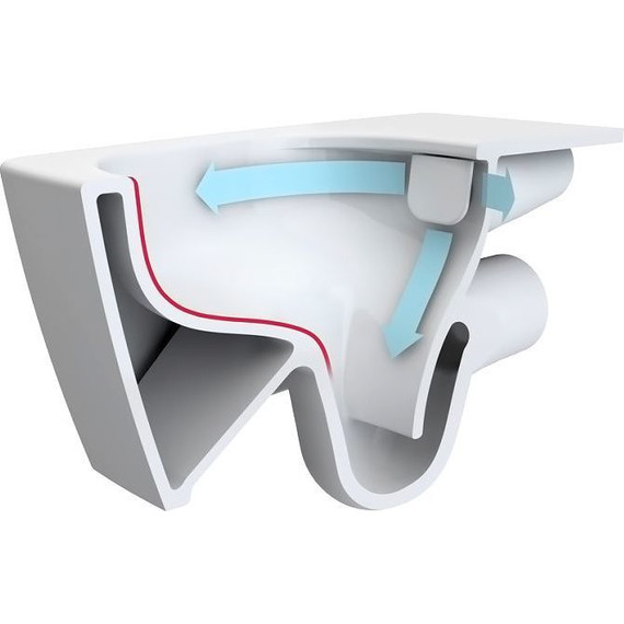 Унитаз-биде подвесной безободковый Vitra V-Care Basic 5674B003-6193 с крышкой микролифт - фото 8