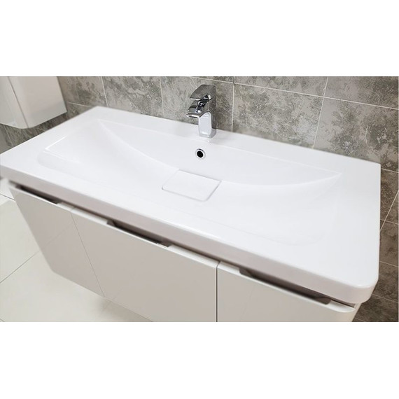 Раковина врезная на столешницу Акватон Шерилл 105 см 1A71323KSH010 - фото 2