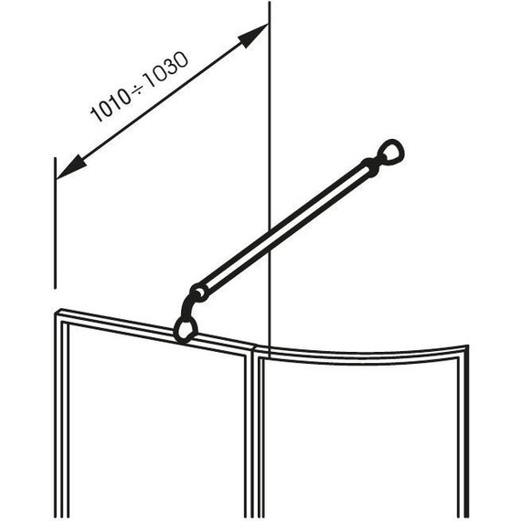 Держатель для шторки Ravak VSK2 Rosa B120000001 - фото 4