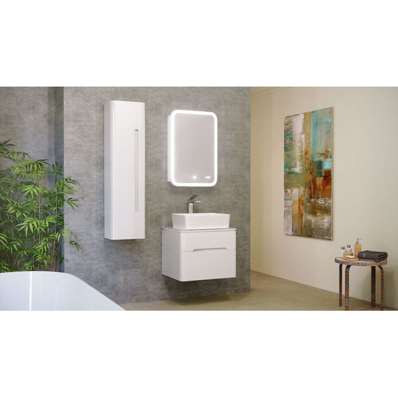 Зеркало-шкаф Jorno Bosko 50 см Bos.03.50/W, белый - фото 4