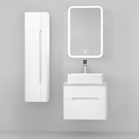 Зеркало-шкаф Jorno Bosko 50 см Bos.03.50/W, белый - фото 5