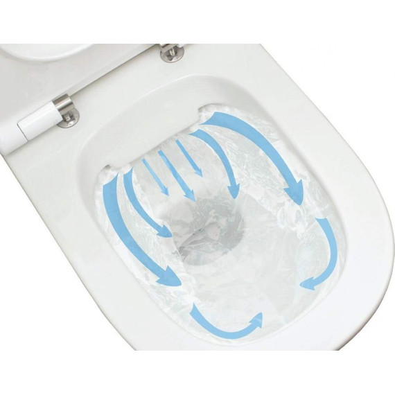 Унитаз подвесной Pestan Fluenta Rimless 40006661 с крышкой микролифт - фото 5