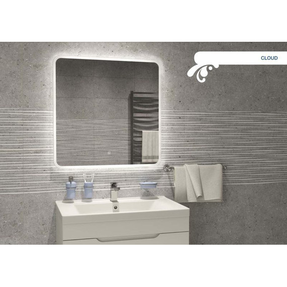 Зеркало Mirsant Cloud 80 см - фото, картинка 2 Зеркало Mirsant Cloud 80 см - фото 2