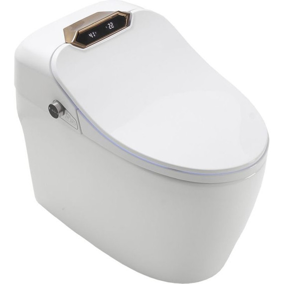 Унитаз-биде приставной безободковый электронный Timo ТЕ-731 с крышкой микролифт - фото 2