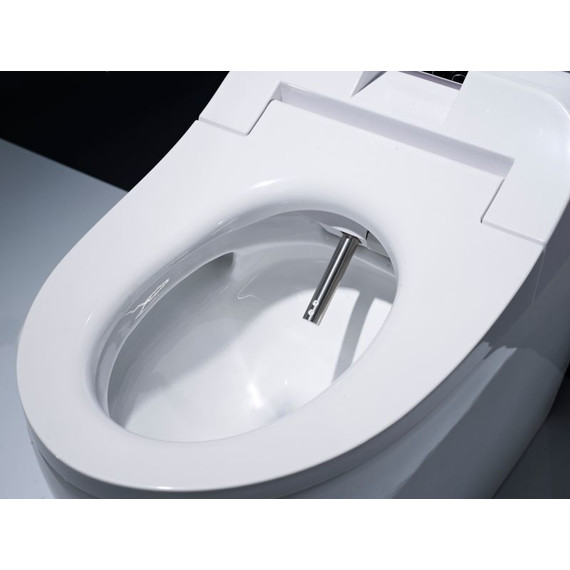 Унитаз-биде приставной безободковый импульсный электронный Timo TE-721 с крышкой микролифт - фото 3