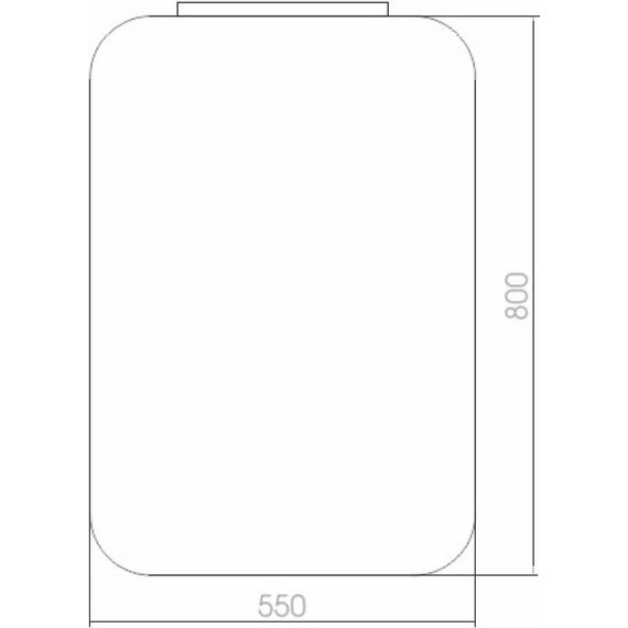 Зеркало Azario Агат 80 см - фото 4