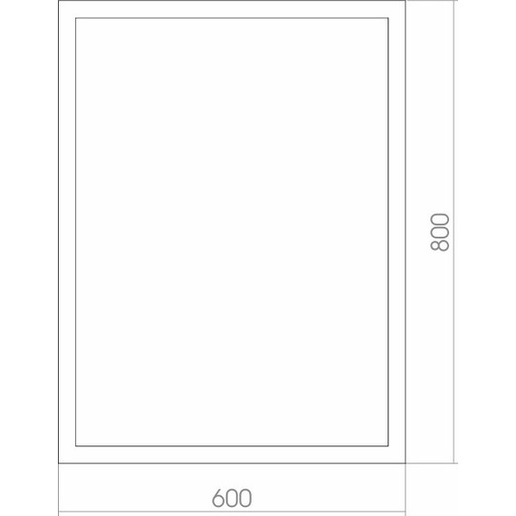 Зеркало Azario Торманс Led 60 см - фото 3