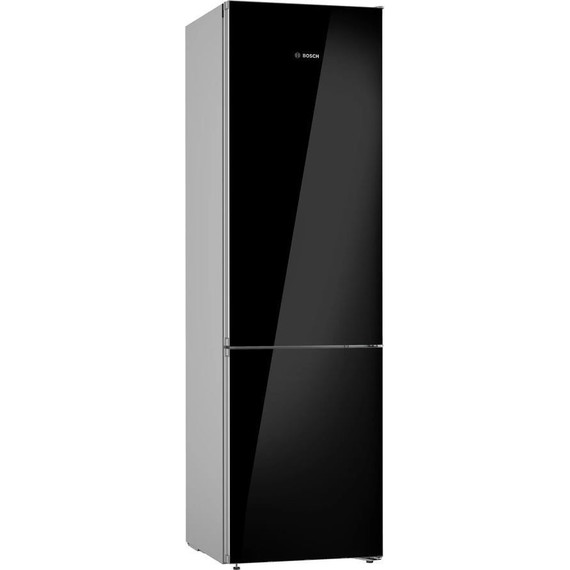 Двухкамерный холодильник Bosch Serie 8 KGN39LB32R (чёрное стекло) - фото 