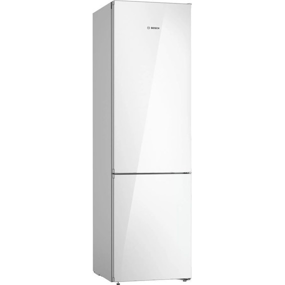 Двухкамерный холодильник Bosch Serie 8 KGN39LW32R (белое стекло) - фото 