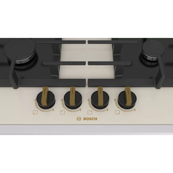 Газовая варочная поверхность Bosch Serie 6 PPP6B1B90R (жемчужное стекло) - фото 5