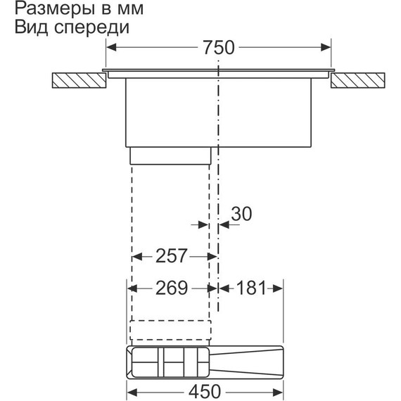 Индукционная варочная поверхность с интегрированной вытяжкой Bosch Serie 8 PXX875D67E - фото 12
