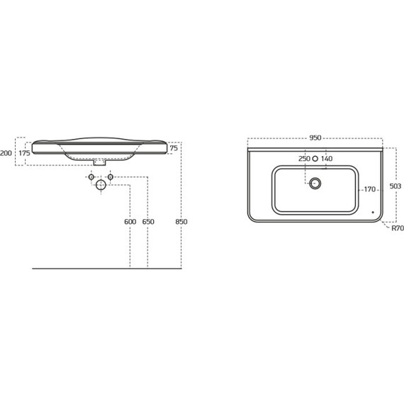 Тумба напольная с раковиной Azario Luxury 95 см, белый - фото, картинка 4 Тумба напольная с раковиной Azario Luxury 95 см, белый - фото 4