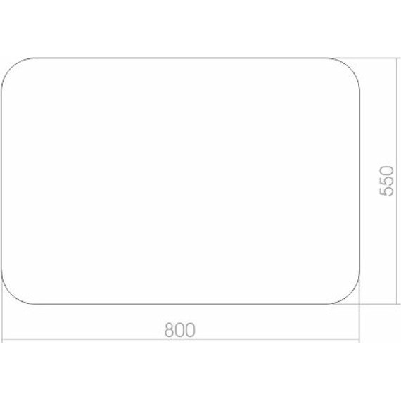 Зеркало Azario Шампань 80 см - фото 3