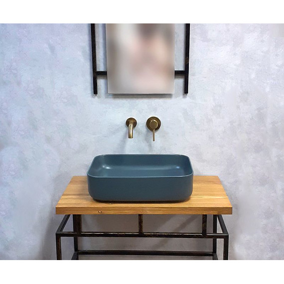 Раковина-чаша Bronze de Luxe Scandi 50 см 6127-DGM, темно-серый - фото 5